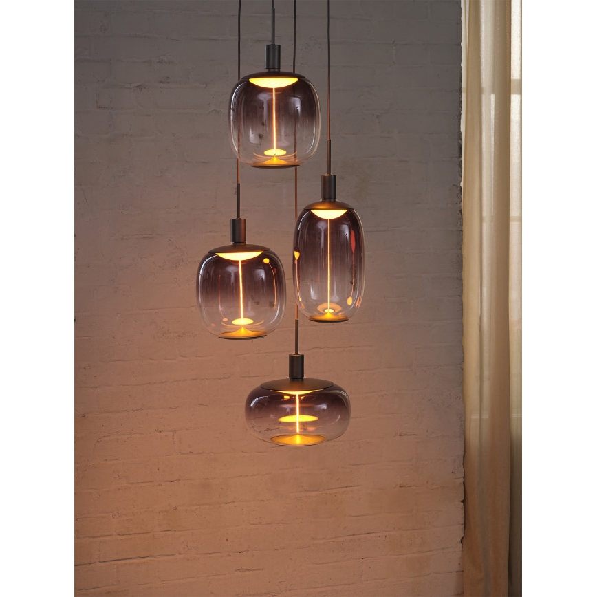 Osram - Tápkábel NEEDLE PENDANT 4xE27/25W/230V antracit