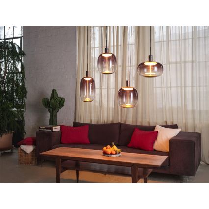 Osram - Tápkábel NEEDLE PENDANT 4xE27/25W/230V antracitszürke