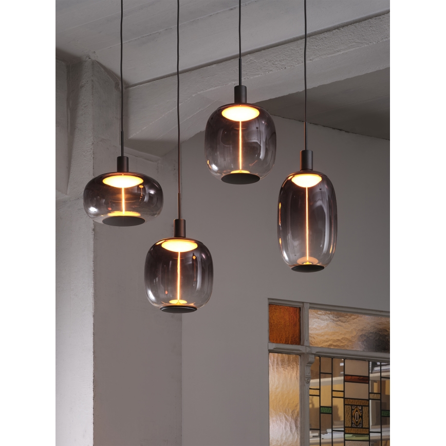Osram - Tápkábel NEEDLE PENDANT 4xE27/25W/230V antracitszürke