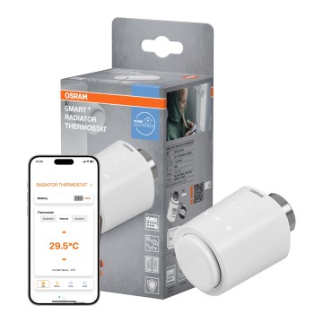 Osram - Termosztatikus radiátorszelepfej SMART+ 3xAA Wi-Fi
