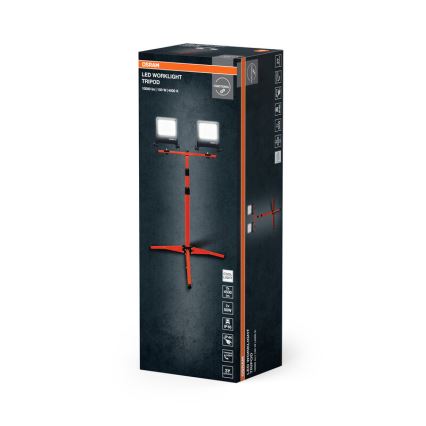 Osram - TRIPOD állvánnyal felszerelt LED-reflektor, 2xLED/50W/230V, IP65