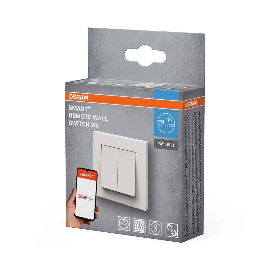 Osram - Vezeték nélküli kétgombos kapcsoló SMART+ 5V Wi-Fi
