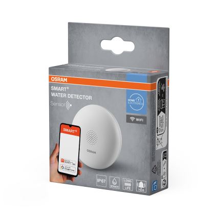 Osram - Vízszivárgás-érzékelő SMART+ 3V Wi-Fi IP67 1400 mAh