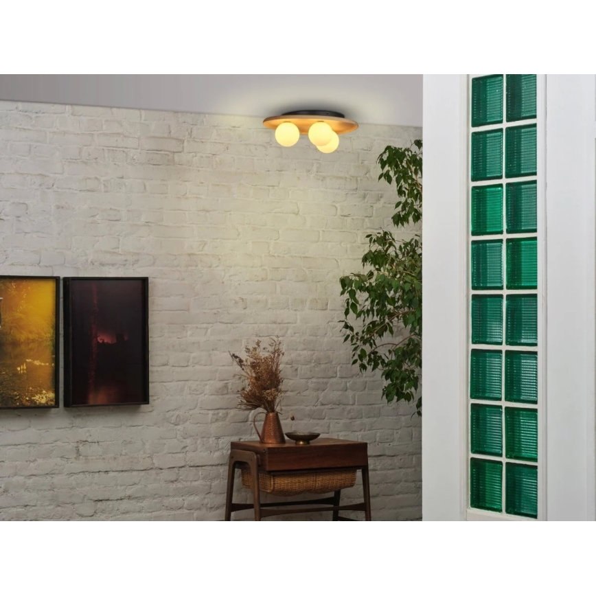 Osram - WOOD NEST mennyezeti lámpa 3xG9/5W/230V, kaucsukfa