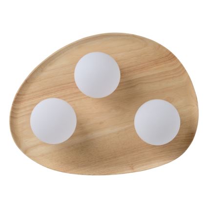 Osram - WOOD NEST mennyezeti lámpa 3xG9/5W/230V, kaucsukfa