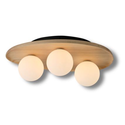 Osram - WOOD NEST mennyezeti lámpa 3xG9/5W/230V, kaucsukfa
