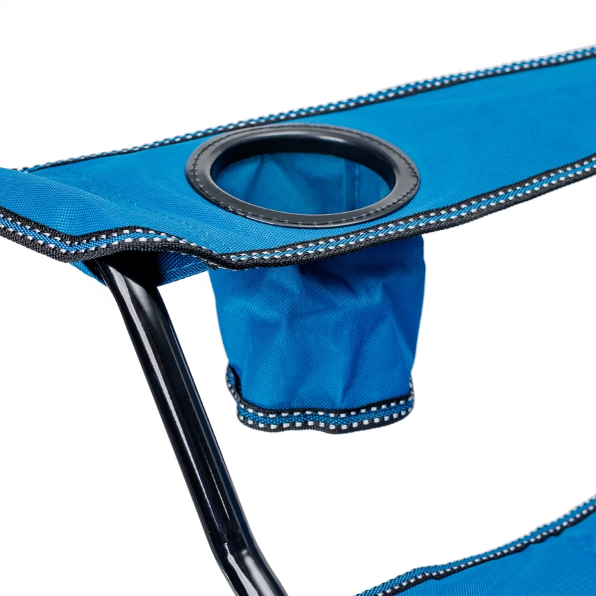 Összecsukható kempingasztal + 2x szék kék