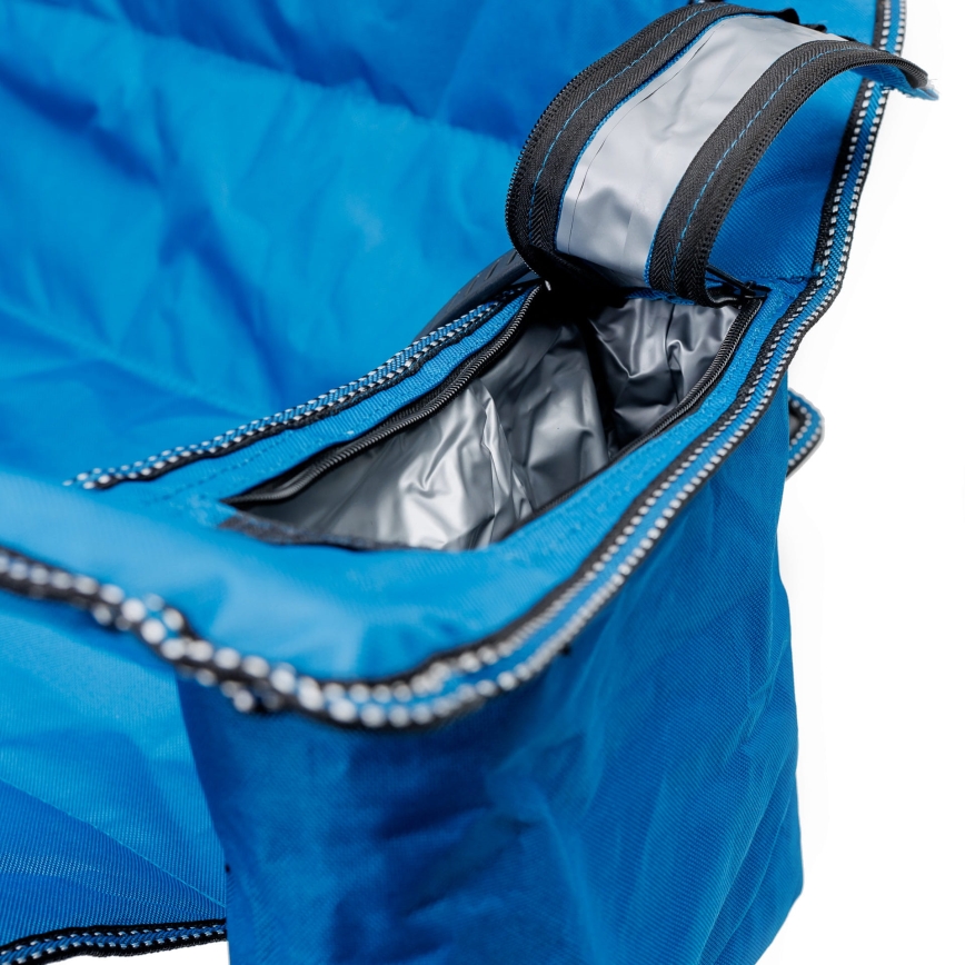 Összecsukható kempingasztal + 2x szék kék