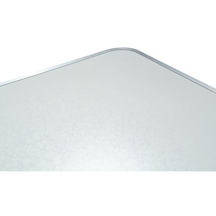 Összecsukható kempingasztal + 4x szék fehér/matt króm