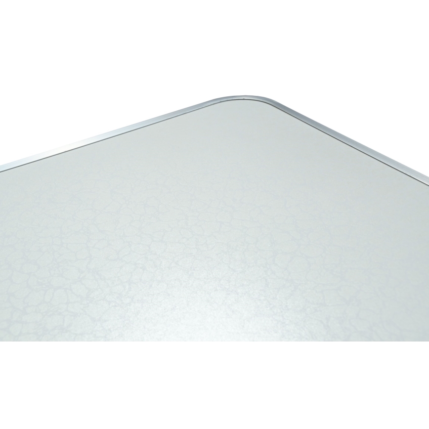 Összecsukható kempingasztal + 4x szék fehér/matt króm