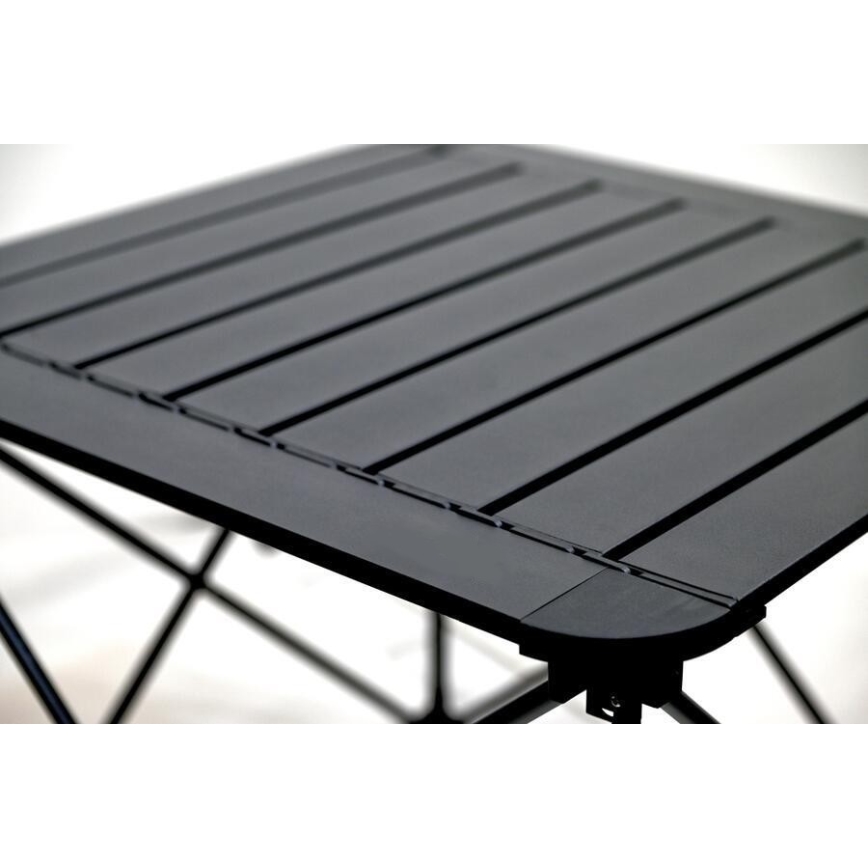 Összecsukható kempingasztal 52x52cm antracit