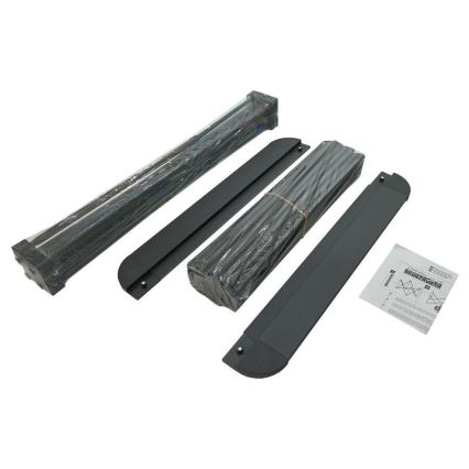 Összecsukható kempingasztal 52x52cm antracit