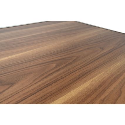 Összecsukható kempingasztal barna/matt króm