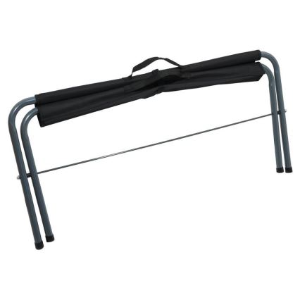 Összecsukható kempingpad fekete/szürke
