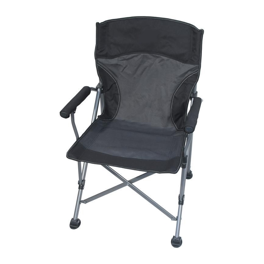 Összecsukható kempingszék fekete