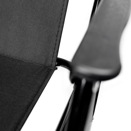 Összecsukható kempingszék fekete