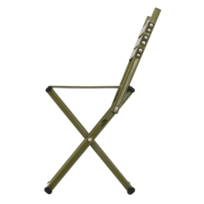 Összecsukható kempingszék háttámlával zöld