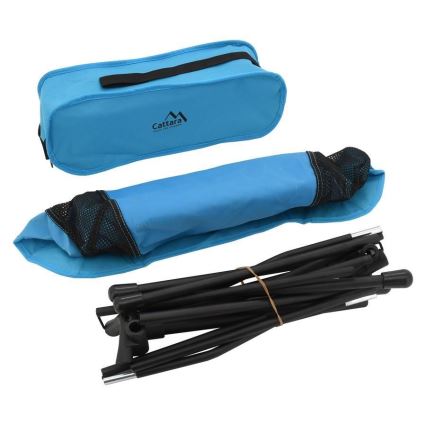 Összecsukható kempingszék kék 105 cm