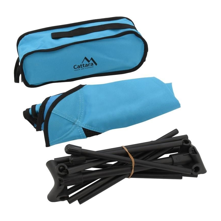 Összecsukható kempingszék kék 63 cm