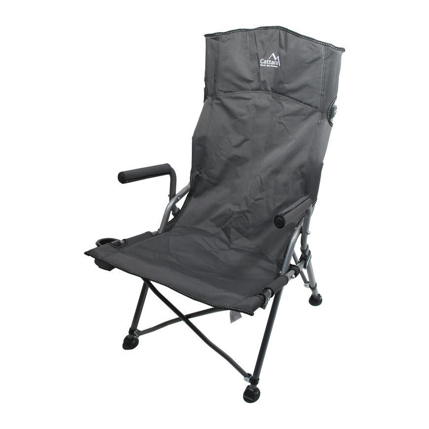 Összecsukható kempingszék szürke