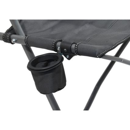 Összecsukható kempingszék szürke