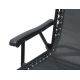 Összecsukható kerti szék fekete