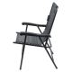 Összecsukható kerti szék fekete