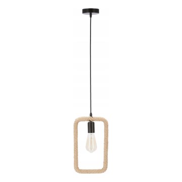 OSTOR kábeles csillár 1xE27/40W/230V bézs/fekete