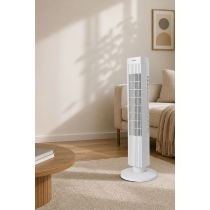 Oszlopventilátor 50W/230V, fehér