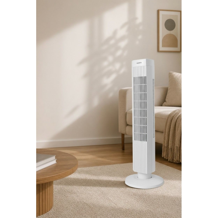 Oszlopventilátor 50W/230V, fehér