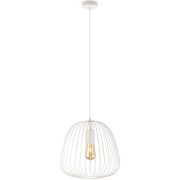 OVELLA kábeles függeszték 1xE27/15W/230V, átm. 36 cm, krémszínű