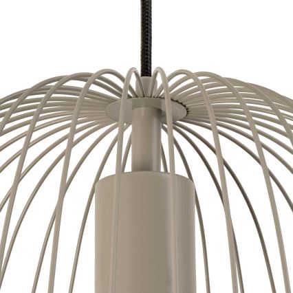 OVELLA kábeles függeszték 1xE27/15W/230V, átmérő 36 cm, bézs