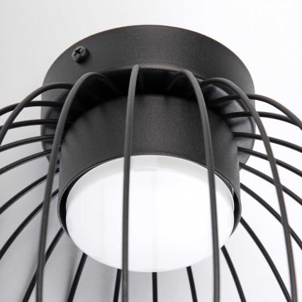 OVELLA mennyezeti lámpatest 1xGX53/10W/230V, átm. 25 cm, fekete