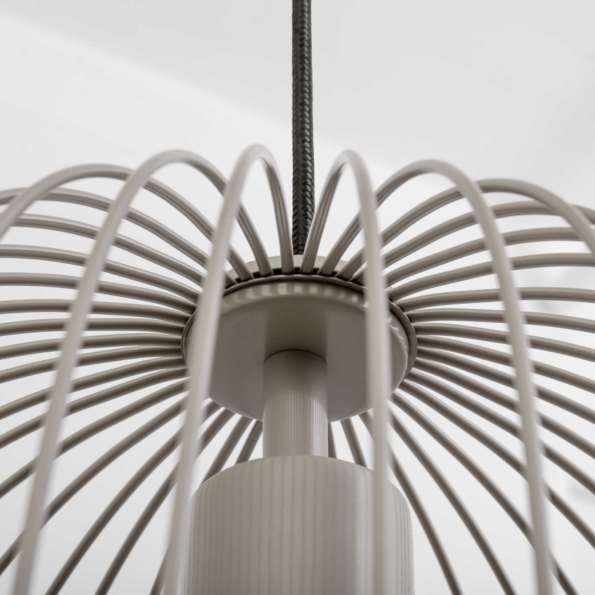 OVELLA zsinóros csillár 1xE27/15W/230V, átm. 34 cm, bézs