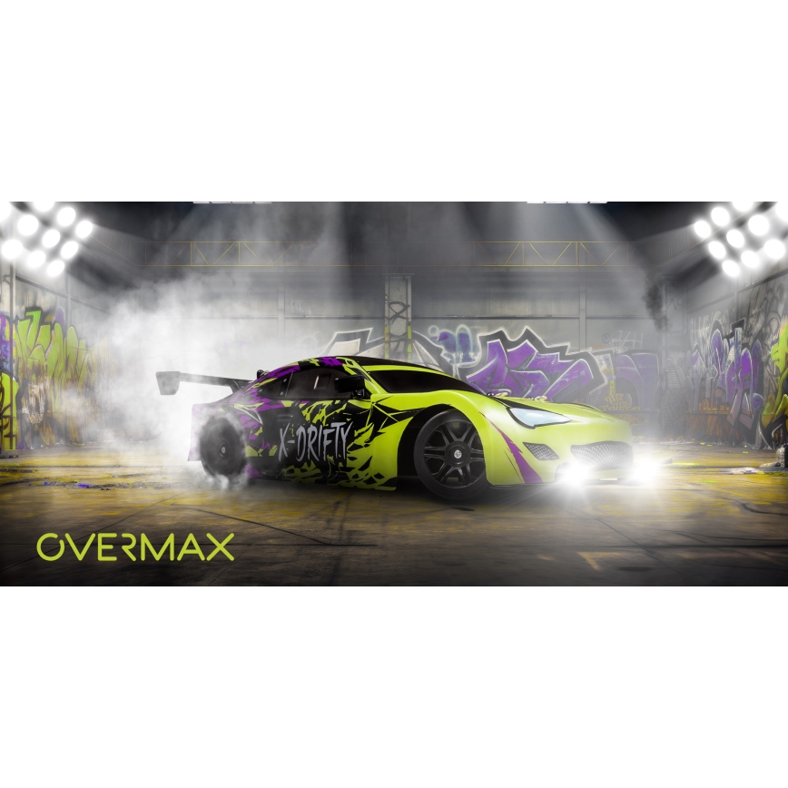 Overmax - RC drift autó távirányítós X-DRIFT 1000 mAh sárga/lila