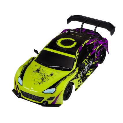 Overmax - RC drift autó távirányítós X-DRIFT 1000 mAh sárga/lila