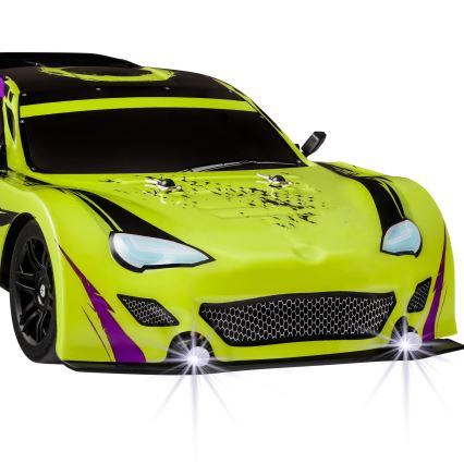Overmax - RC drift autó távirányítós X-DRIFT 1000 mAh sárga/lila