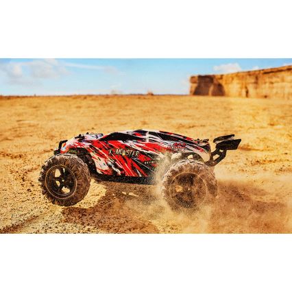 Overmax - X-MONSTER 3.5 távirányítós RC autó, 1700 mAh, fekete/piros/zöld