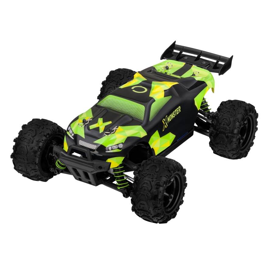 Overmax - X-MONSTER 3.5 távirányítós RC autó, 1700 mAh, fekete/piros/zöld