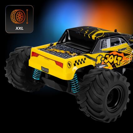 Overmax - X-JOLT RC távirányítós autó, 1000 mAh, fekete/sárga