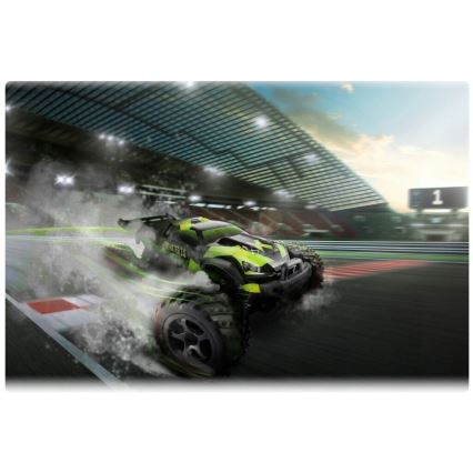 Overmax - X-MONSTER 3.0 rádiótávirányítós autó 1700 mAh fekete/zöld