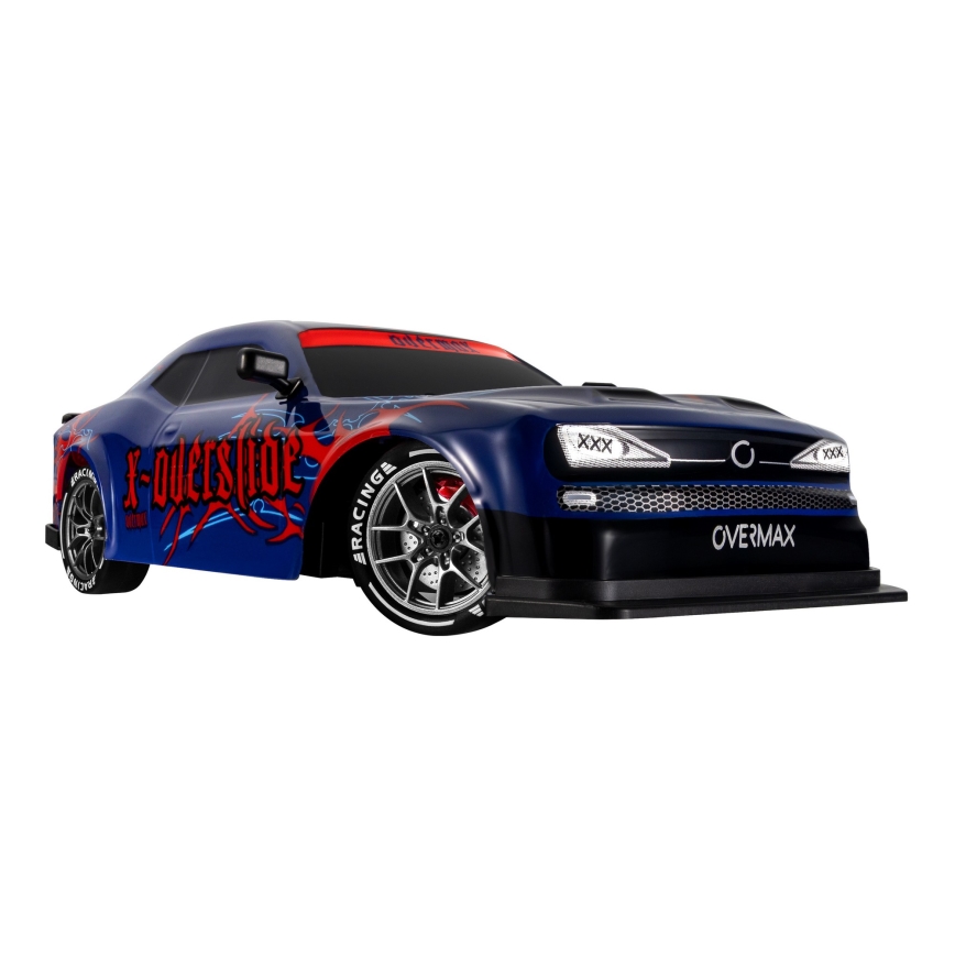 Overmax - X-OVERSLIDE RC drift távirányítós autó 1000 mAh fekete/zöld/kék/piros
