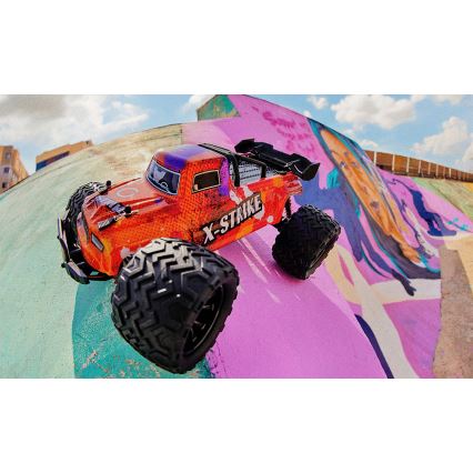 Overmax - X-STRIKE távirányítós RC autó 3000 mAh fekete/narancssárga