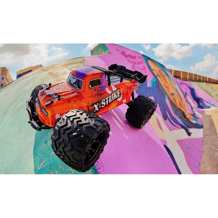 Overmax - X-STRIKE távirányítós RC autó 3000 mAh fekete/narancssárga