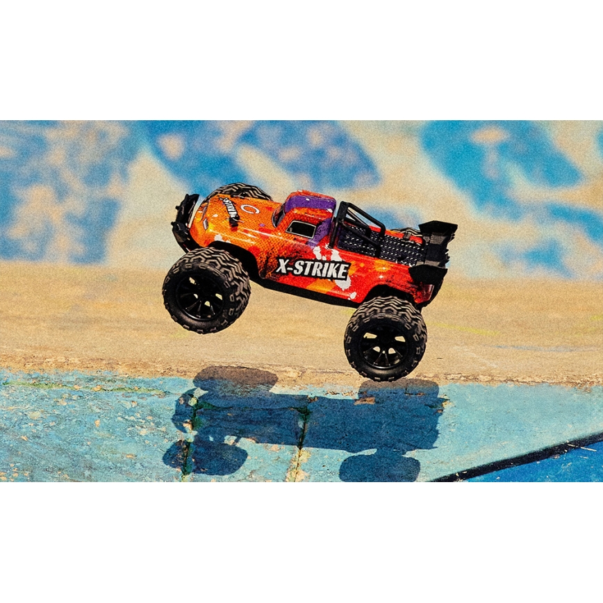 Overmax - X-STRIKE távirányítós RC autó 3000 mAh fekete/narancssárga