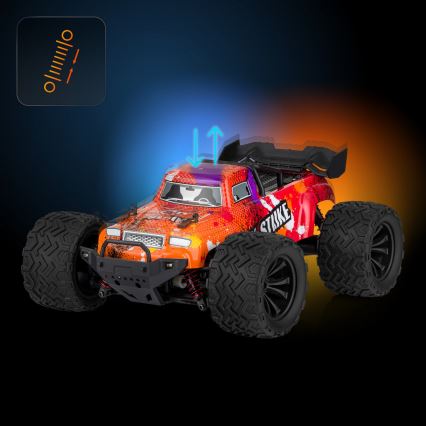 Overmax - X-STRIKE távirányítós RC autó 3000 mAh fekete/narancssárga