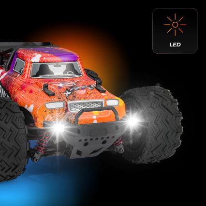 Overmax - X-STRIKE távirányítós RC autó 3000 mAh fekete/narancssárga