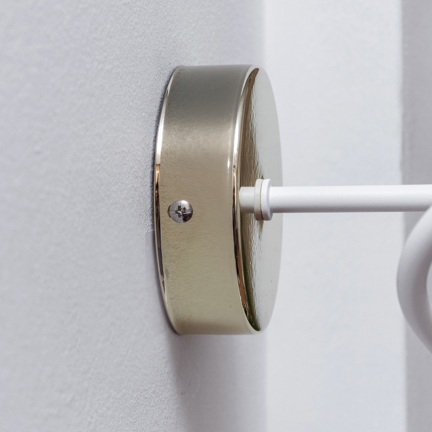 OXFORD fali lámpa 1xE27/15W/230V arany/fehér