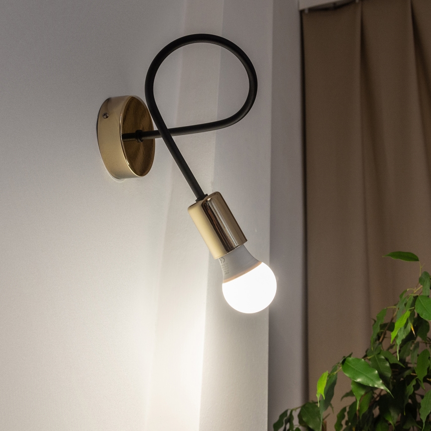 OXFORD fali lámpa 1xE27/15W/230V arany/fekete