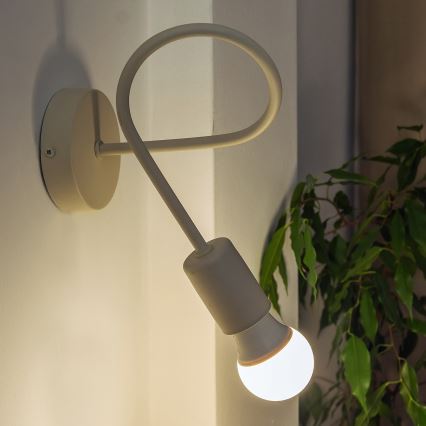 OXFORD fali lámpa 1xE27/15W/230V krémszínű